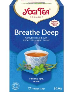 Чай в пакетиках Breathe Deep Дышите глубоко 17 пакетиков Yogi tea