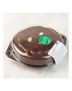 Торт Шоколадный с карамелью и арахисом 500 г Вкусвилл