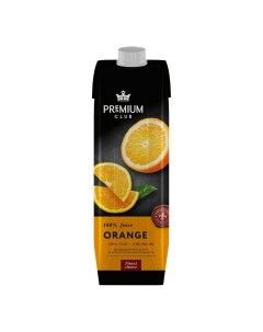 Сок апельсин восстановленный 1 л Premium club