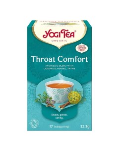 Чай в пакетиках Throat Comfort Комфорт для Горла 17 пакетиков Yogi tea