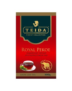 Чай чёрный Royal Pekoe крупнолистовой 100 г Teida