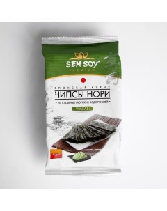 Чипсы нори wasabi из морской капусты 4 5 г Sen soy