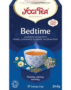 Чай в пакетиках Bedtime Чай перед Сном фенхель корень валерианы 17 пакетиков Yogi tea