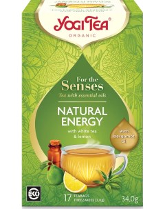 Чай в пакетиках Natural Energy Натуральная Энергия 17 пакетиков Yogi tea