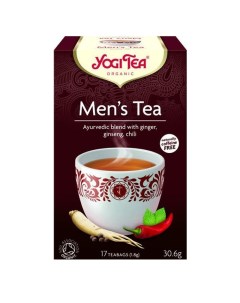 Чай в пакетиках Men s Tea Для мужчин имбирь женьшень чили 17 пакетиков Yogi tea