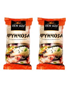 Вермишель Фунчоза 2 штуки по 200 гр Sen soy premium