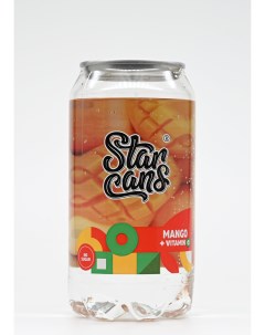 Напиток газированный со вкусом манго без сахара без калорий 6 шт по 350 мл Starcans