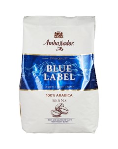 Кофе Blue Label в зернах 1кг Ambassador