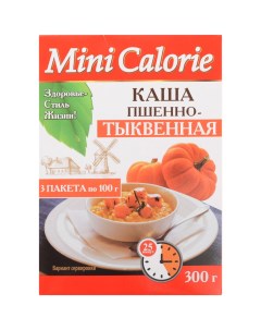 Каша пшенная с тыквой 300 г Mini calorie