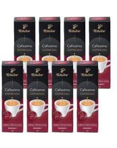 Cafissimo Espresso Kraftig кофе в капсулах 8 упаковок по 10 шт Tchibo