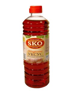 Уксус натуральный красный винный 500мл пэт б Sko