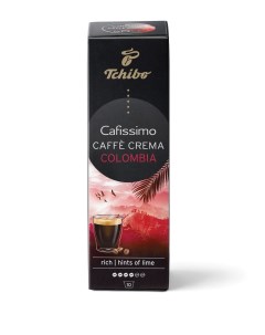 Кофе в капсулах Cafе Crema Colombia 10 штук Tchibo
