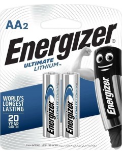 Батарейка Ultimate Lithium Аа 2шт 2636 Шт арт E301535201 Energizer