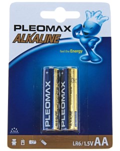 Батарейка Pleomax LR6 2BL 2 шт Samsung