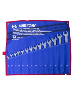 Набор комбинированных удлиненных ключей 14 предметов 12A4MRN King tony