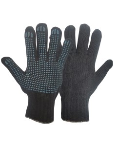 Перчатки защитные ЛидерТекс ХБ перчатки с напылением точка размер 10 4 пары Nobrand