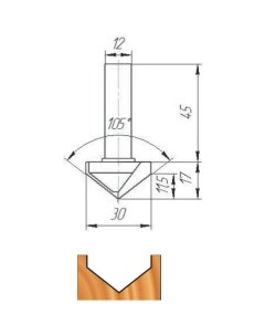 Фреза ФК 1005 Мебельдрев