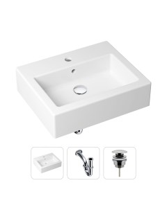 Комплект 3 в 1 Bathroom Sink 21520651 раковина 50 5 см сифон донный клапан Lavinia boho