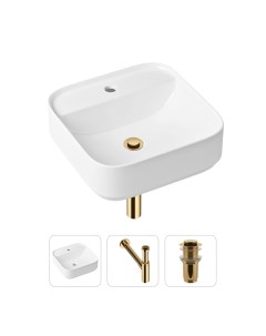 Комплект 3 в 1 Bathroom Sink 21520309 раковина 42 см сифон донный клапан Lavinia boho