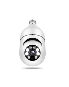 Камера видеонаблюдения wifi лампочка IP поворотная PTZ лампочка с цоколем E27 Wogow
