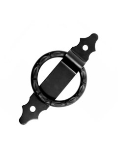 Фигурная ручка кольцо вертикальная планка FRS4 110 черный 148805 Tech-krep