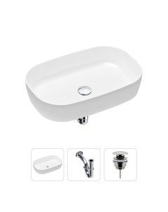 Комплект 3 в 1 Bathroom Sink 21520056 раковина 54 см сифон донный клапан Lavinia boho