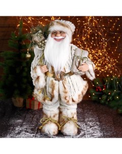 Новогодняя фигурка Дед Мороз в костюме с ремешком 6939430 1 шт Зимнее волшебство