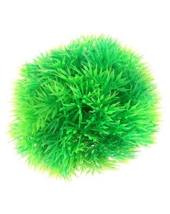Искусственное растение для аквариума и террариума в виде шара зеленое 8 см Aquafantasy