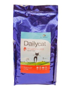 Сухой корм для кошек индейка и рис 3кг Dailycat