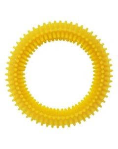 Игрушка для собак Кольцо Сириус с шипами желтый 15 5 см Tappi