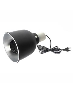 Светильник для террариума LST145 50K с керамической лампой черный 50 Вт Mobicent