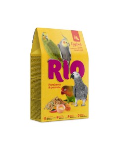 Сухой корм для волнистых попугаев и мелких птиц Eggfood Яичный 5 шт по 250 г Rio