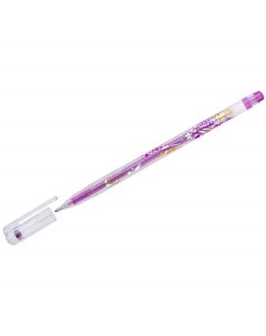 Ручка гелевая Glitter Metal Jell 027675 розовая 1 мм 12 штук Crown