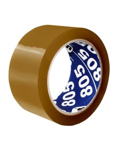 Упаковка клейкой ленты 805 упаковочная коричневый 50мм 66м 50мкм 41170 Unibob