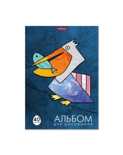 Альбом для рисования Birds А4 40 листов Erich krause