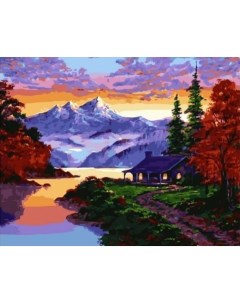 Картина по номерам Красивый закат холст на подрамнике 40х50 см GX45135 Paintboy