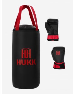 Набор боксерский детский мешок 5 кг и перчатки 4 oz Черный Hukk