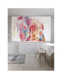 Классические шторы Птичья смерть серия Oxford DeLux 2 полотна 145x180 см Joyarty