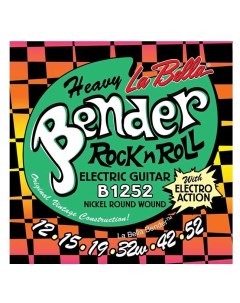 Струны B1252 The Bender Heavy 12 52 для электрогитары La bella