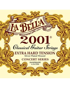 Струны 2001EH 2001 Extra Hard нейлон для классической гитары La bella