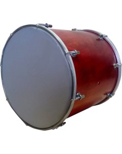 Барабан кавказский BK 10K 10 25х25 4 см цвет красный Мастерская бехтеревых