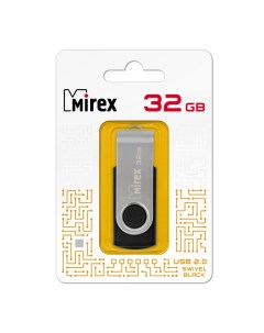 Флешка 32GB Swivel USB 2 0 Черный 13600 FMURUS32 Mirex