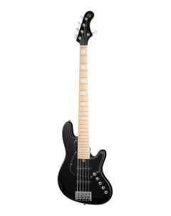 Бас гитара NJS5 BK Elrick NJS Series 5 струнная черная с чехлом Cort