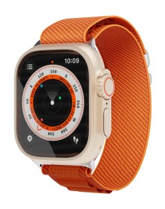Ремешок нейлоновый Extreme Band для Apple Watch 42 44 45 49mm оранжевый Vlp