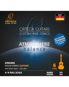Струны ATB44NH Atmosphere Balance нейлон для классической гитары Ortega