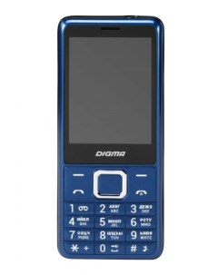 Мобильный телефон LINX B280 LT2072PM 32Mb 2Sim 2 8 240x320 0 08Mpix GSM900 1800 FM dark blue Digma