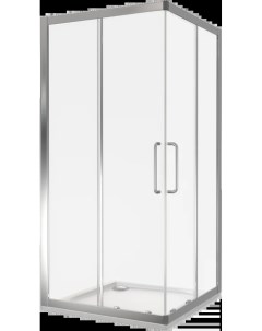 Душевой уголок Neo 100х100 профиль хром стекло прозрачное Good door