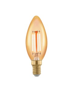 Светодиодная филаментная лампа Свеча 4W 320lm 1700K E14 11698 Eglo