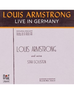 Джаз Louis Armstrong Live In Germany Black Vinyl LP Universal us