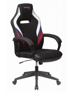 Кресло игровое VIKING 3 AERO белый синий красный сиденье черный текстиль эко кожа крестовина пластик Zombie